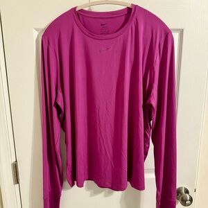 NWT Nike Women’s Dri-FIT Magenta Top